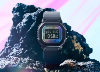 Casio представила уникальные G-Shock с радужным стеклом: каждые часы — произведение искусства