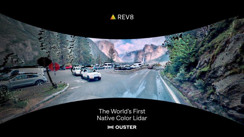 Цветное зрение для роботов: Ouster представила лидары серии Rev8 OS