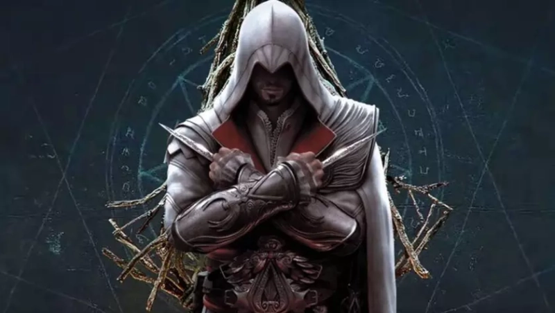 Эцио и повелительницы ведьм: креативный коллаж для фанатов Assassin's Creed