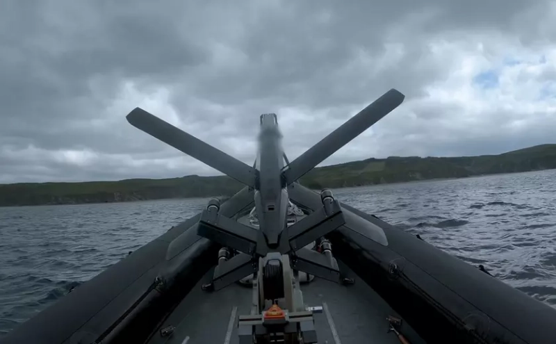 Дрон HX-2 на старте