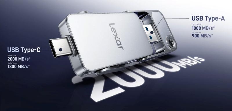 Lexar D70E: скоростной SSD, который пытается закрыть вопрос переходников