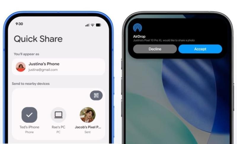 Мост между мирами: Google расширяет поддержку Quick Share для передачи файлов на iPhone
