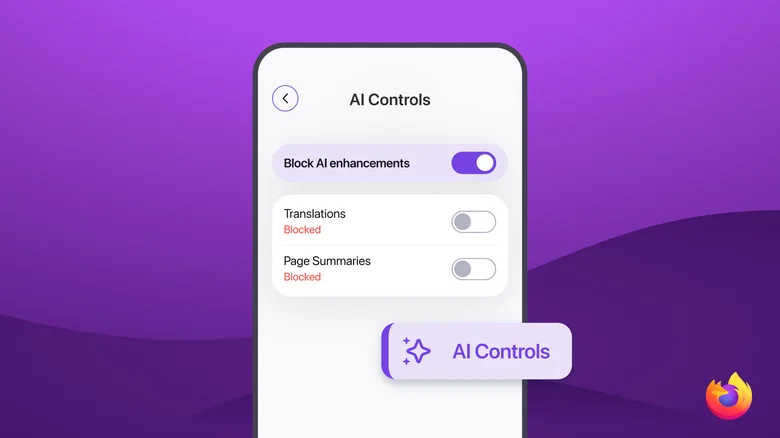 Mozilla внедряет AI Controls в Firefox для iOS и Android: в браузере появился отдельный переключатель