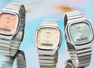 Casio представила обновленную легенду: гибридные часы AQ-240E в стиле минималистичного винтажа
