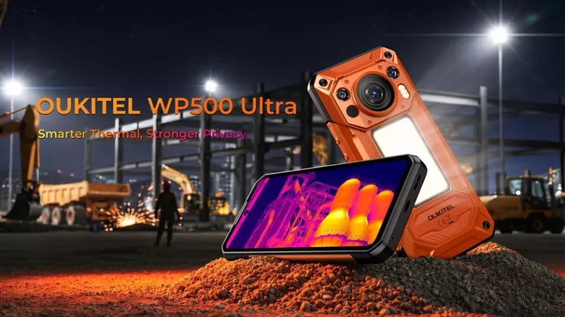 Oukitel WP500 Ultra в защищенном корпусе