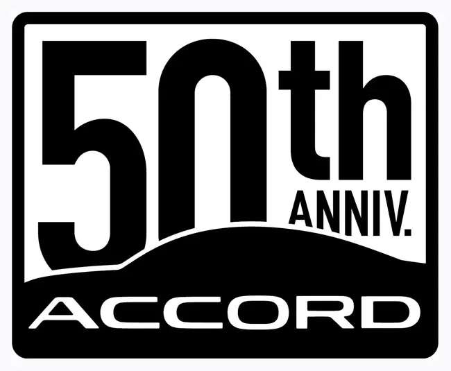 Специальный логотип к юбилею Honda Accord