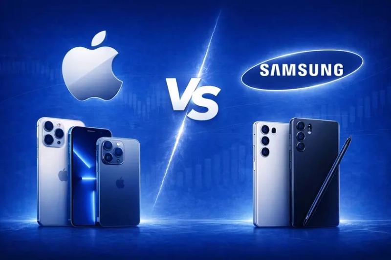 Сравнение смартфонов Samsung и Apple