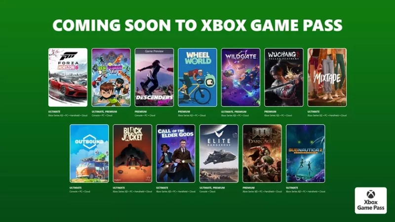 Откройте для себя мир новинок с последними добавлениями в Xbox Game Pass