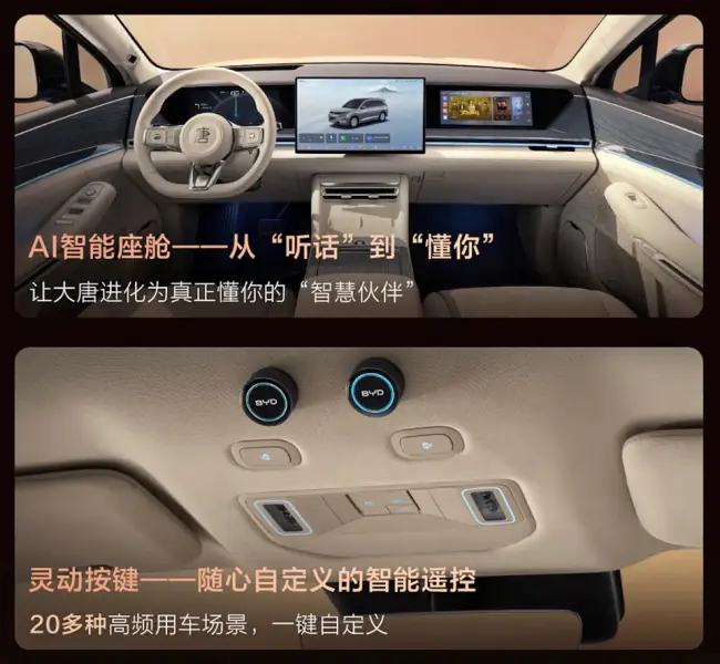 Интерьер BYD Great Tang