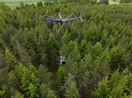 Революция в лесоводстве: дроны AirForestry полностью заменят тяжелую лесозаготовительную технику