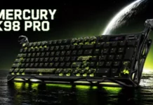 GravaStar Mercury K98 Pro: механическая клавиатура с киберпанк-эстетикой, дисплеем и батареей на неделю
