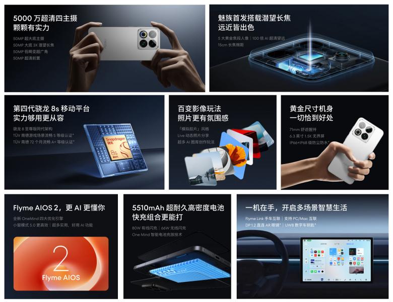 Meizu 22 возвращается: тонкая рамка вокруг дисплея шириной 0.8 мм и 'социалистические' скидки в Китае