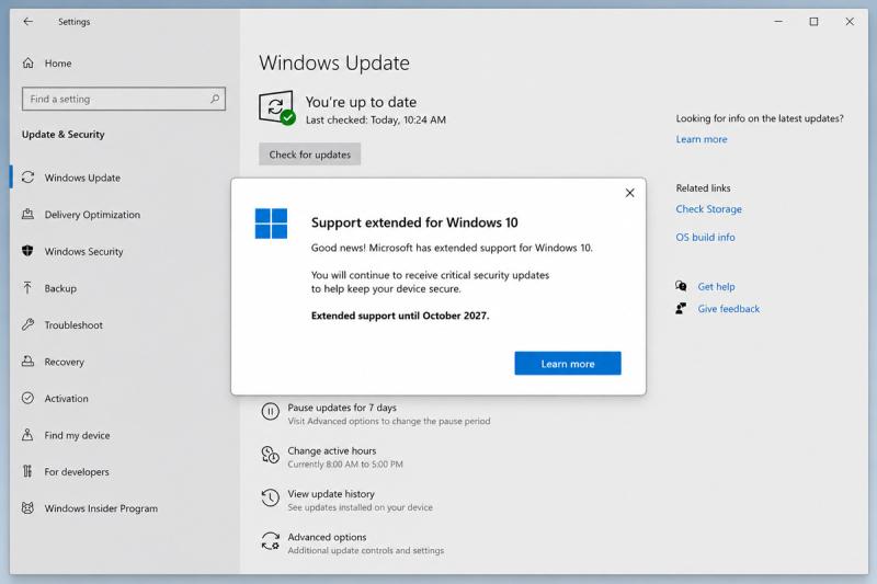 Microsoft неожиданно продлила поддержку Windows 10 ещё на год: переход на Windows 11 можно отложить