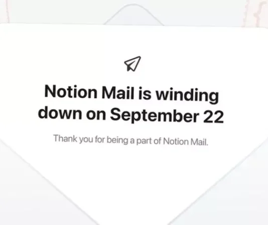 Notion Mail закрывается: компания ставит на ИИ-агентов вместо традиционной почты