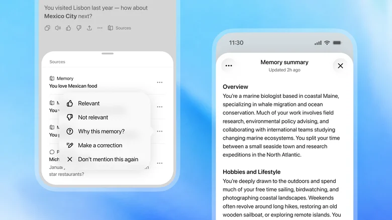 OpenAI обновила систему памяти ChatGPT для работы с предыдущими разговорами
