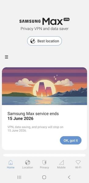 Samsung Max уходит на покой: 50 миллионов пользователей остались без «сжатия» трафика
