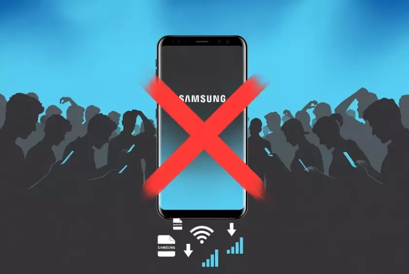Сообщение о закрытии сервиса Samsung Max