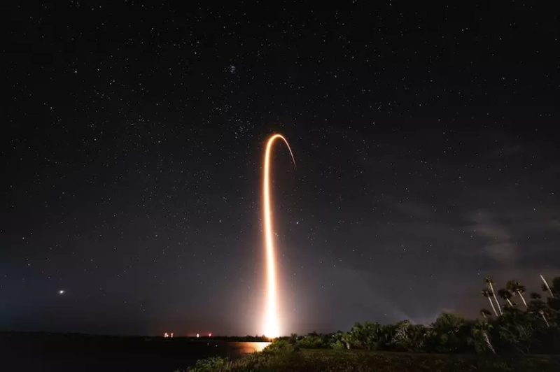 Запуск ракеты Falcon 9 SpaceX