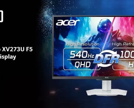Acer анонсировала монитор с рекордной частотой 1000 Гц: платой за скорость стала разрешение 720p