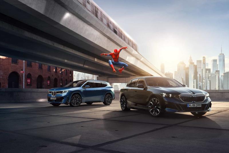 BMW iX3 и Человек-паук: как Neue Klasse прокладывает путь в кино через E Ink и анимации