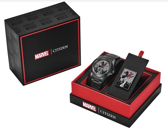 Citizen UK анонсировала часы Spider-Man Eco-Drive в стиле комиксов с люминесцентным рисунком