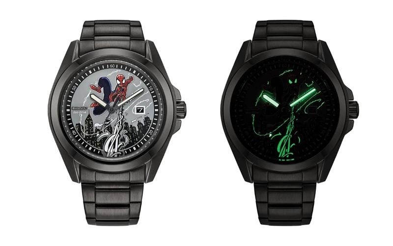Citizen UK анонсировала часы Spider-Man Eco-Drive в стиле комиксов с люминесцентным рисунком