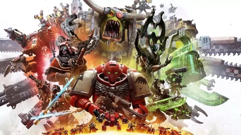 Эпичная битва в новом арте к Warhammer 40,000: Dawn of War IV