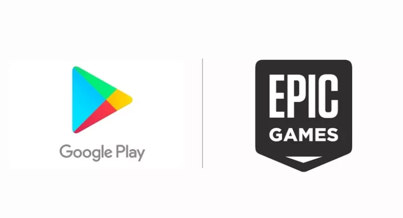 Разбор графического стиля: логотипы Epic Games против Google Play