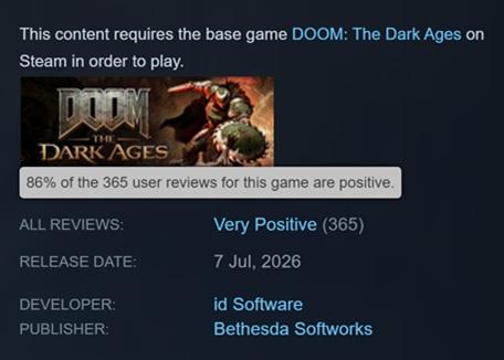 Геймеры в восторге от дополнения Revelations для DOOM: The Dark Ages и оценивают его выше базовой игры