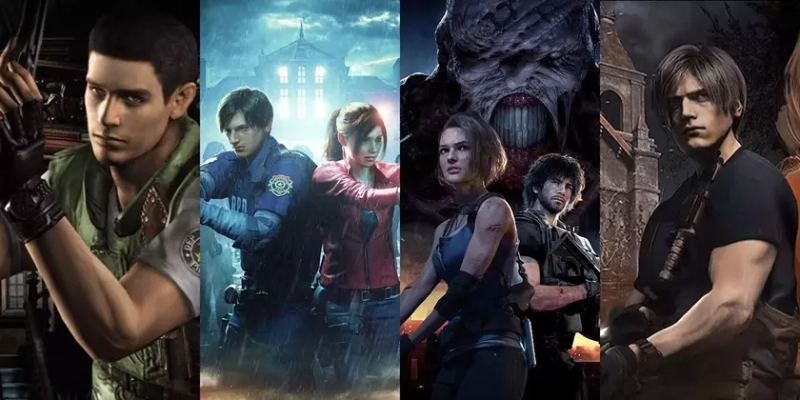 Персонажи Resident Evil на уникальном коллаже – новый взгляд на классику