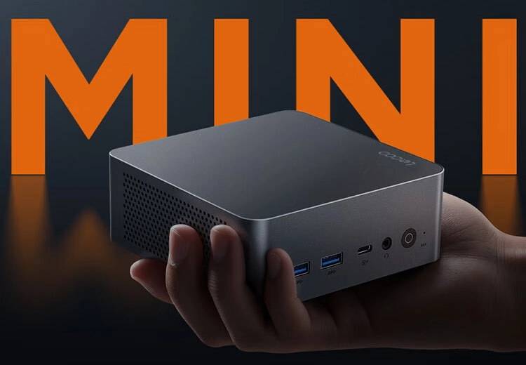 Мини-ПК Lenovo Lecoo AI Mini черного цвета