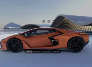 Lamborghini раскрыла возможности новой AR-программы для Vision Pro: четыре суперкара в масштабе 1:1