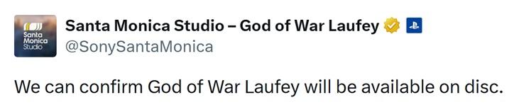Официально: God of War: Laufey получит дисковое издание — релиз игры ожидается в 2027 году