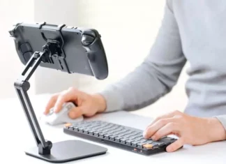 Mechanism представила Desk Stand — портативный держатель, который превращает Steam Deck в полноценный настольный ПК