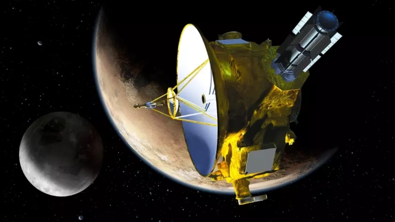 Космический аппарат New Horizons в открытом космосе