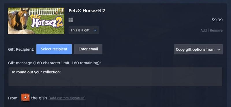 Valve упростила систему подарков в Steam: гостевая оплата, отправка на e-mail и покупка напрямую из списка желаемого