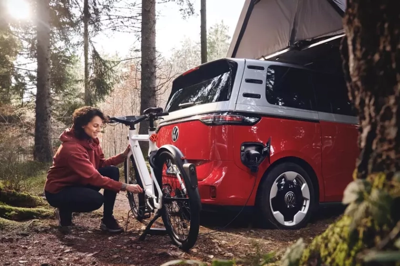 Электровелосипед Volkswagen с интегрированными системами безопасности