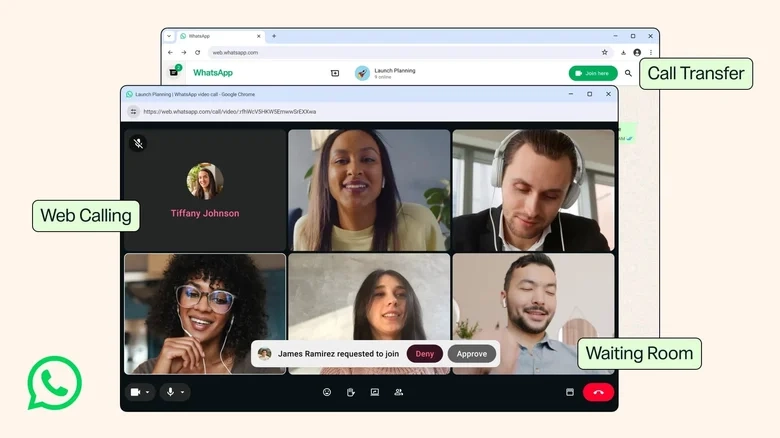 WhatsApp Web теперь с возможностью групповых видеозвонков