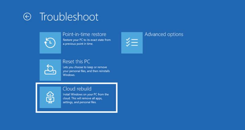 Windows 11 получит Cloud Rebuild — ответ Microsoft на облачное восстановление от Apple