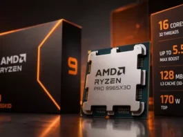 В рознице появился AMD Ryzen 9 PRO 9965X3D: сравнили корпоративный Zen 5 с обычным флагманом