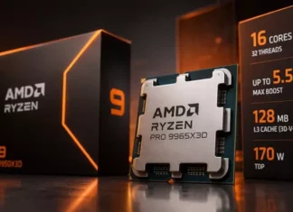 В рознице появился AMD Ryzen 9 PRO 9965X3D: сравнили корпоративный Zen 5 с обычным флагманом