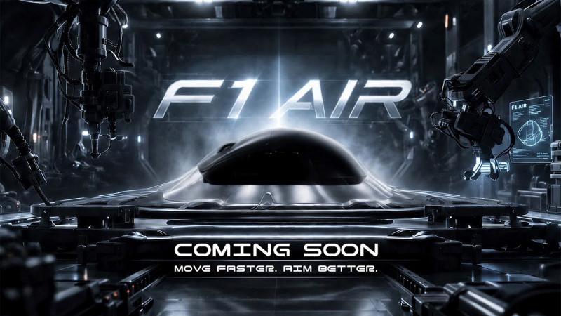 ATTACK SHARK анонсировала игровую мышь F1 AIR весом 39 г с 60 000 DPI и частотой опроса 8K