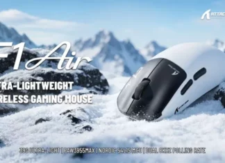 ATTACK SHARK раскрыла характеристики F1 AIR: мышь весом 39 г с 8K опросом и сенсором на 60 000 DPI