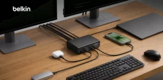Belkin анонсировала универсальную док-станцию INC032: 12 портов, 2.5G Ethernet и два 4K-монитора через один USB-C