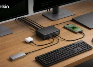Belkin анонсировала универсальную док-станцию INC032: 12 портов, 2.5G Ethernet и два 4K-монитора через один USB-C