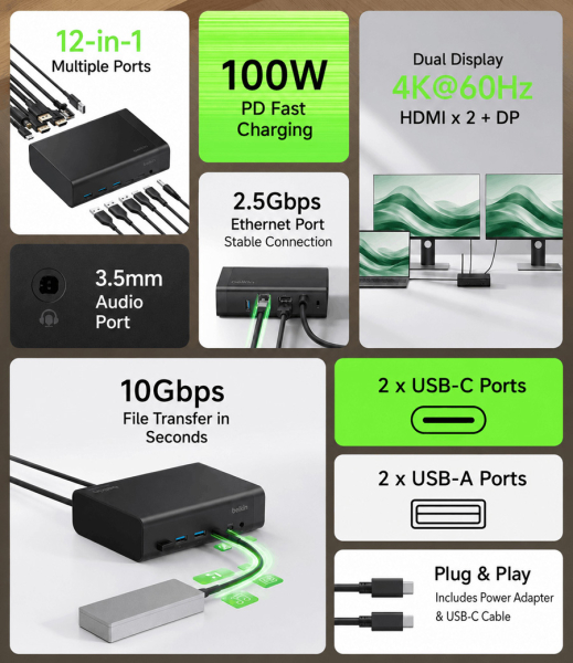 Belkin INC032: 12 портов для тех, кто устал от переходников