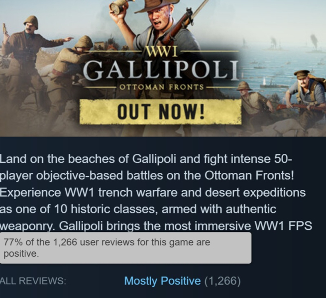 Скриншот боя Gallipoli