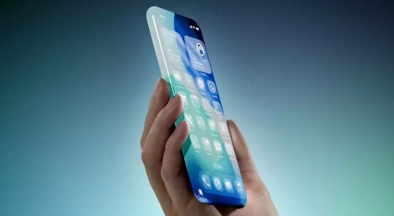 Концепт стеклянного iPhone 20