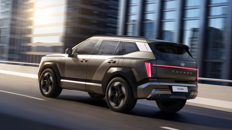 Брутальность и углы: Hyundai показала Tucson 2027 года