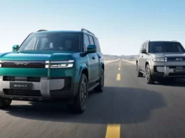 BYD Ti 7: Брутальный гибридный кроссовер с 402 л.с. бросил вызов Land Rover Defender